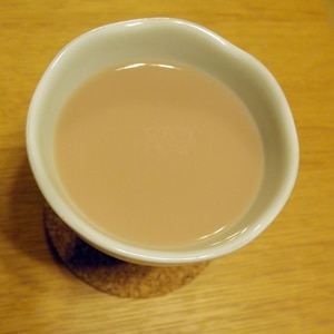 小豆茶ｄｅ❤香ばしい黒糖生姜ミルクティ❤